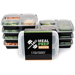 Meal Prep Containers [10 pack] 3 Compartments! - VARFiT